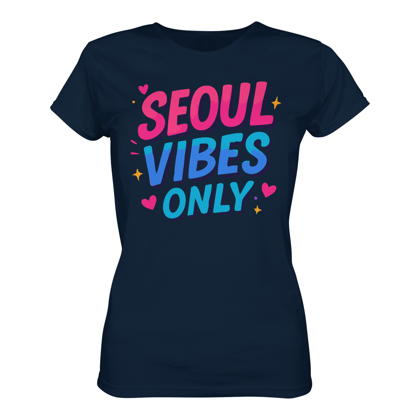 K-Pop Style - Seoul Vibes Only für Korea Fans - Ladies Organic Shirt