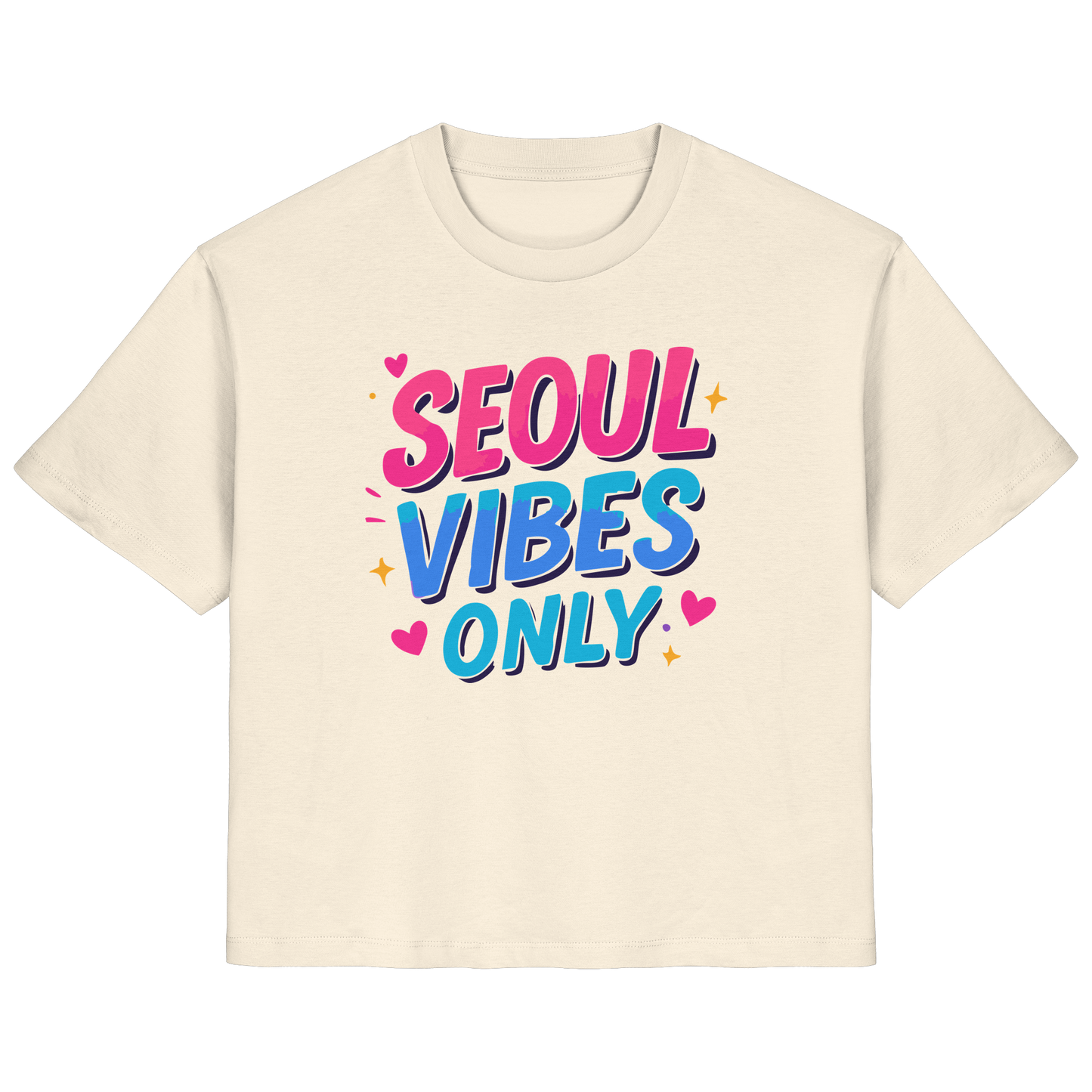 K-Pop Style - Seoul Vibes Only für Korea Fans - Ladies Organic Shirt