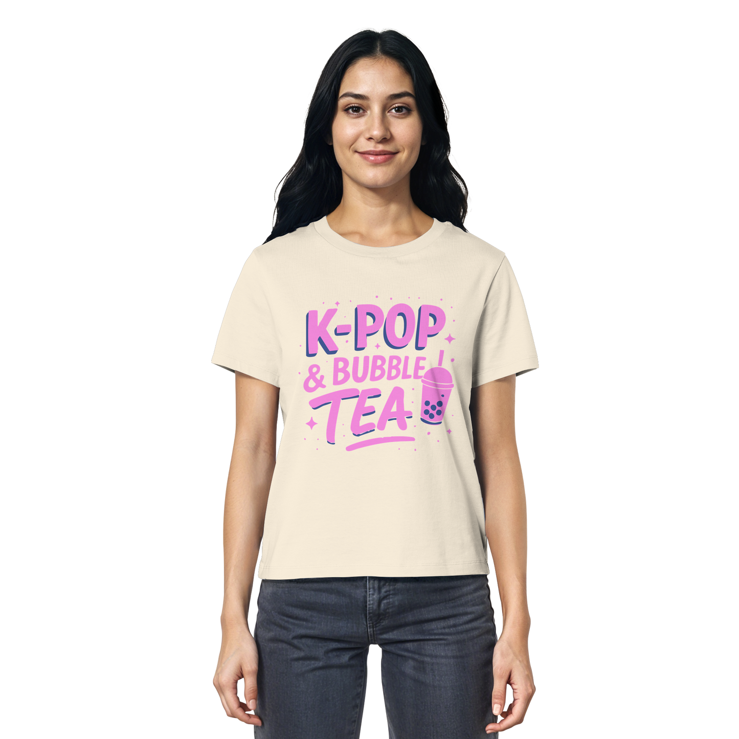 K-Pop Bubble Tea - Korea Design - asiatische Popkultur - Ladies Organic Shirt