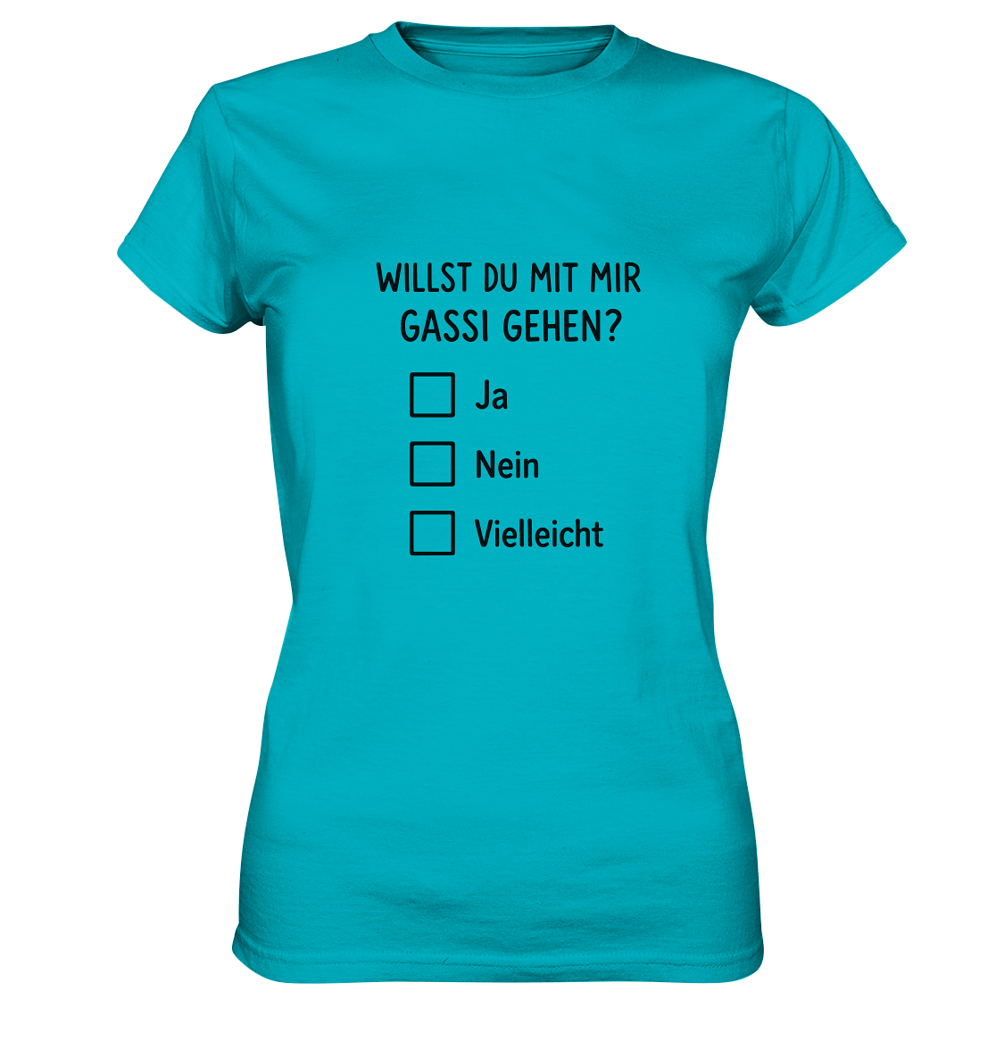 Willst du mit mir Gassi gehen? - Sprüche Shirt Hundemamas - Ladies Premium Shirt