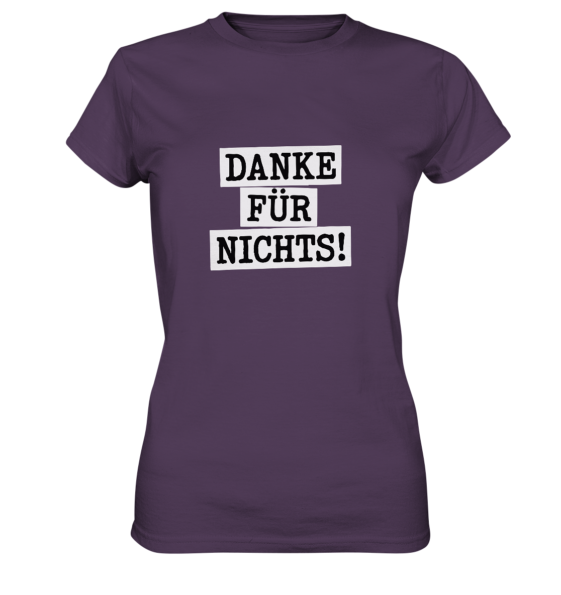 Danke für Nichts – Sarkasmus Statement mit Attitude - Ladies Premium Shirt