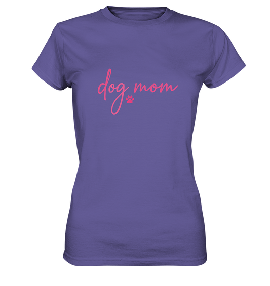 DOG MOM für Hundemamas und Hundemädchen - Ladies Premium Shirt
