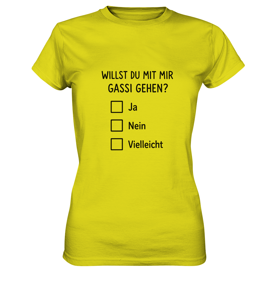 Willst du mit mir Gassi gehen? - Sprüche Shirt Hundemamas - Ladies Premium Shirt