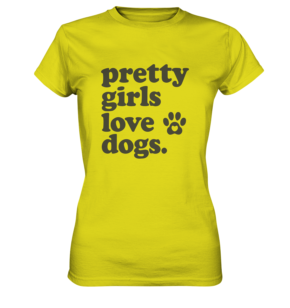 Pretty Girls Love Dogs – Hundemädchen & Dog Moms - Ladies Premium Shirt