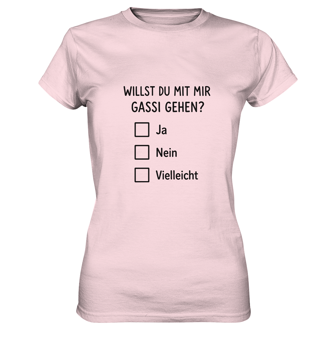 Willst du mit mir Gassi gehen? - Sprüche Shirt Hundemamas - Ladies Premium Shirt