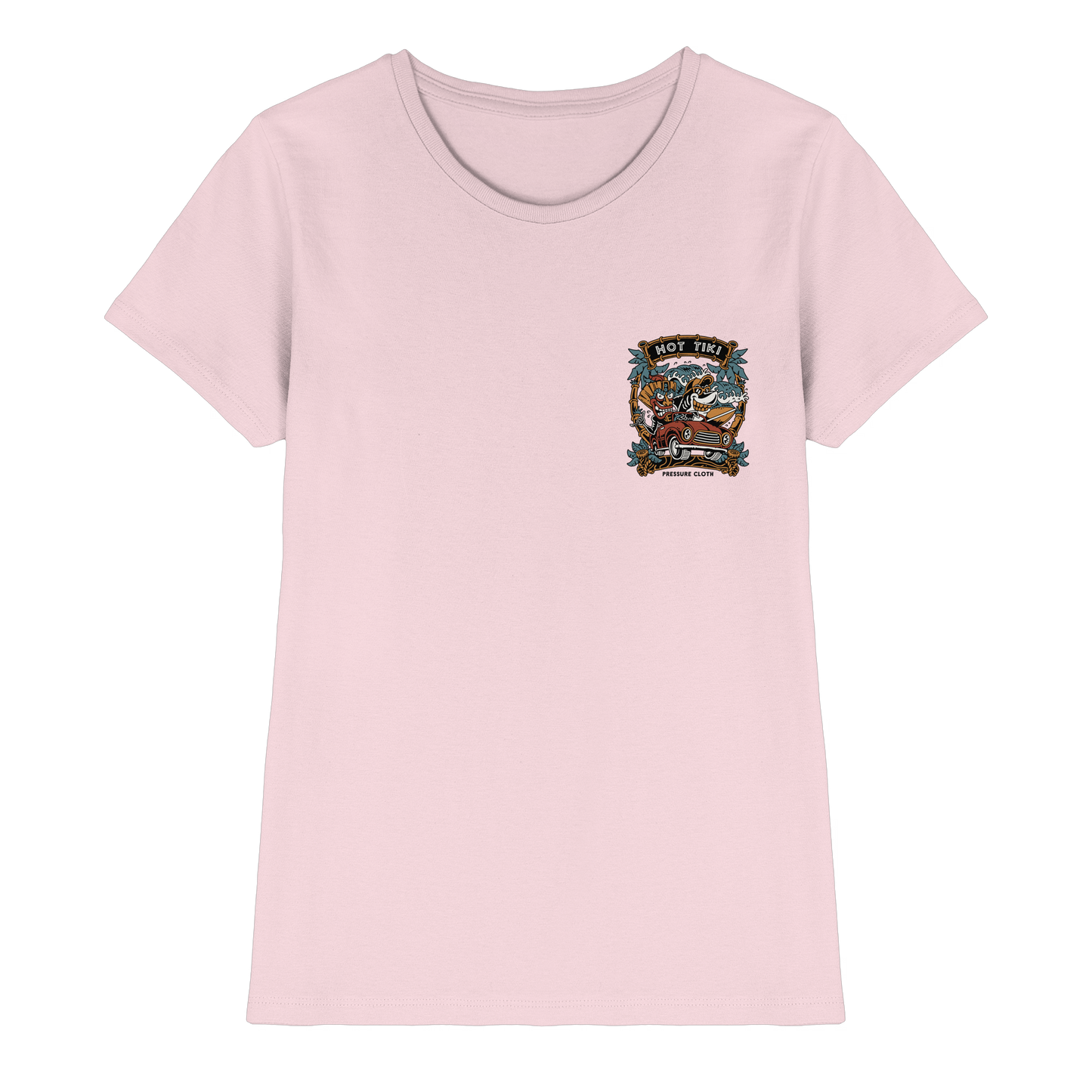 Hot Tiki - Tiki Style - Pressure Cloth - Ladies Premium Shirt