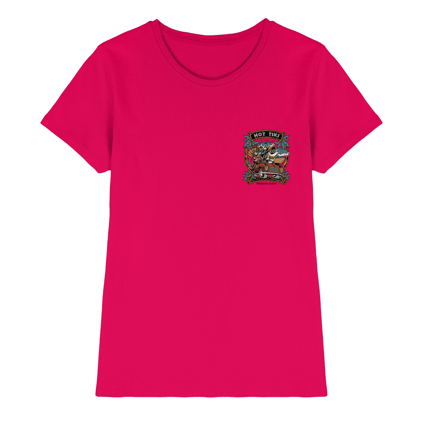 Hot Tiki - Tiki Style - Pressure Cloth - Ladies Premium Shirt