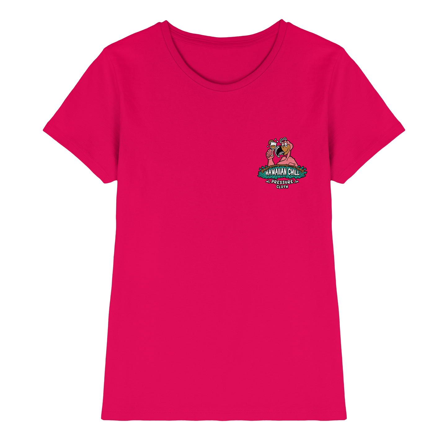 Hawaiian Chill - Tiki Style - Pressure Cloth - Ladies Premium Shirt