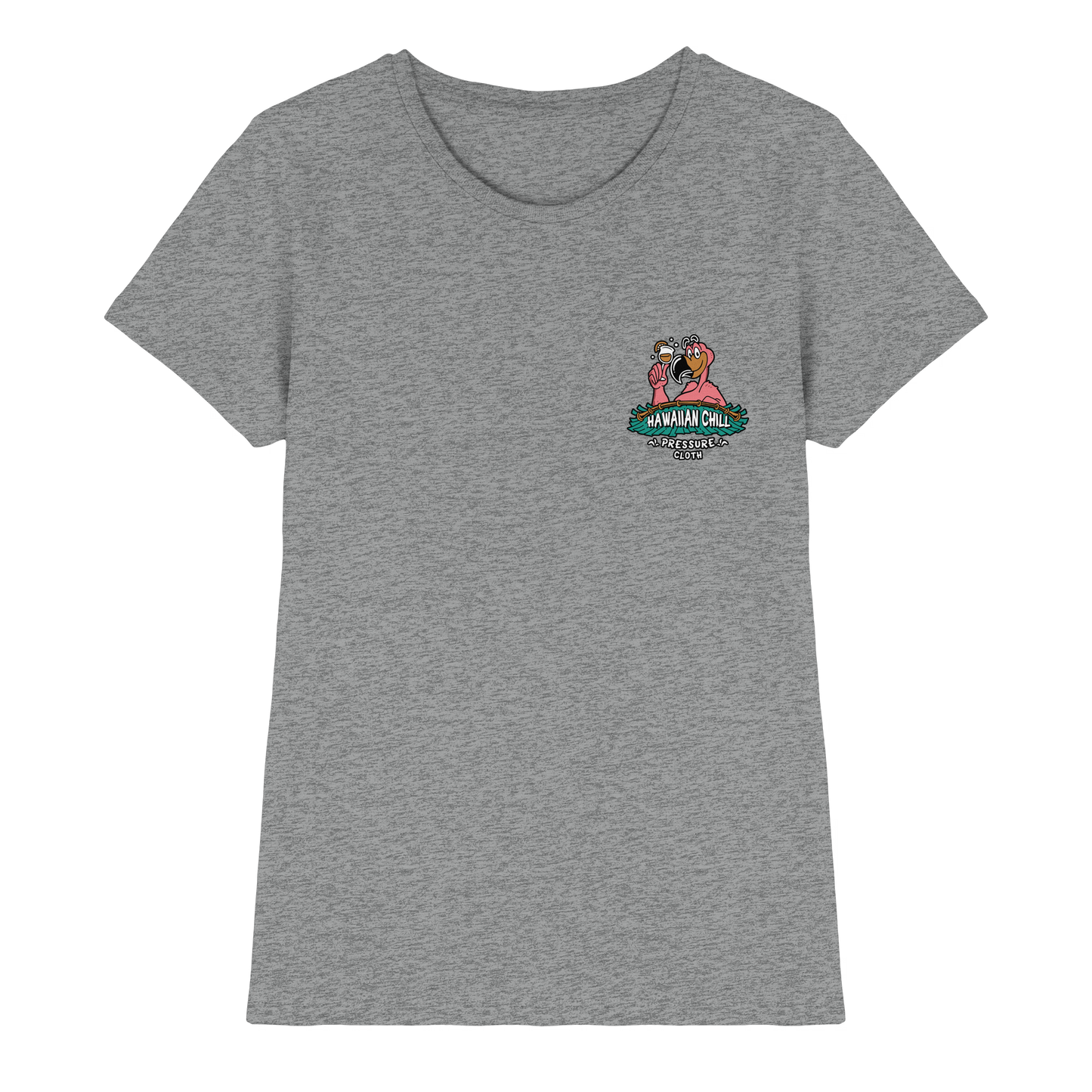 Hawaiian Chill - Tiki Style - Pressure Cloth - Ladies Premium Shirt