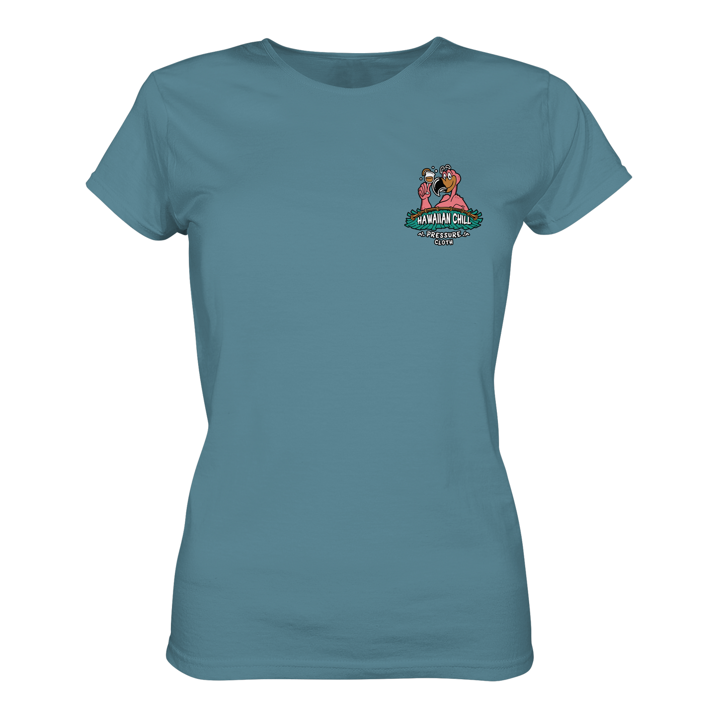 Hawaiian Chill - Tiki Style - Pressure Cloth - Ladies Premium Shirt