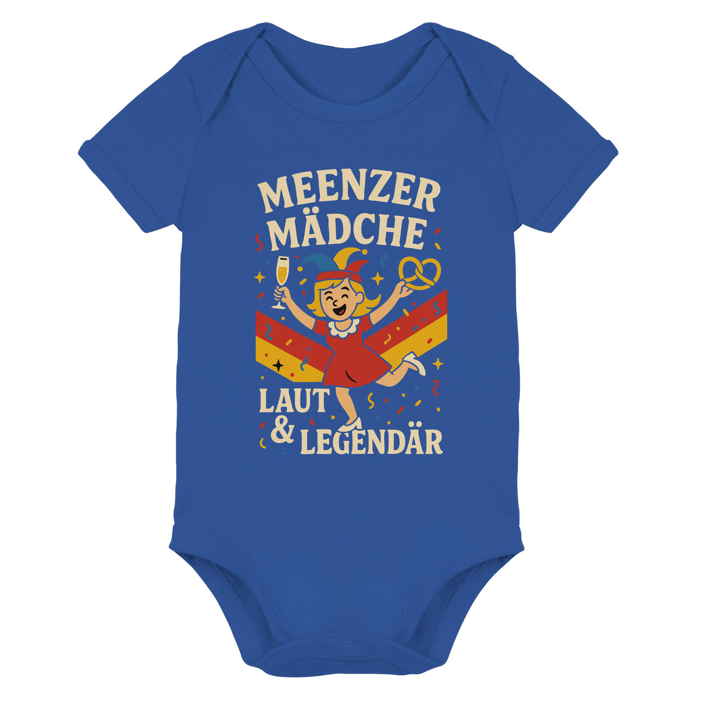 Meenzer Mädche – Laut & Legendär | Karneval Design - Organic Baby Bodysuit