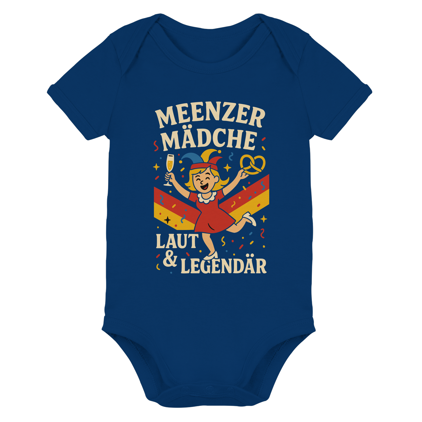 Meenzer Mädche – Laut & Legendär | Karneval Design - Organic Baby Bodysuit