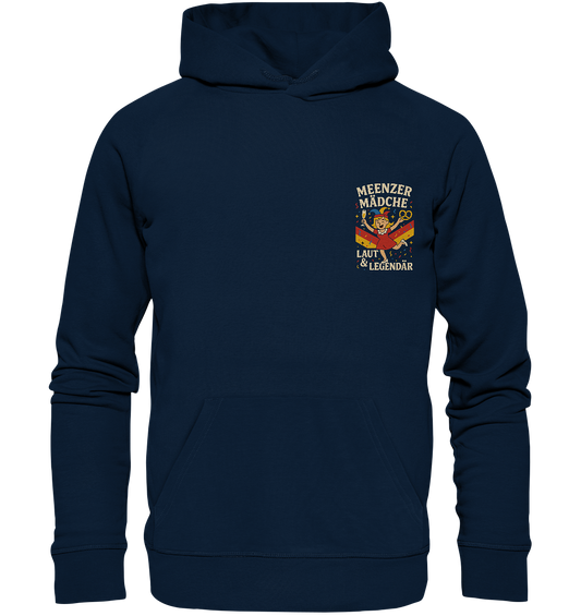 Meenzer Mädche – Laut & Legendär | Karneval Design - Organic Basic Hoodie