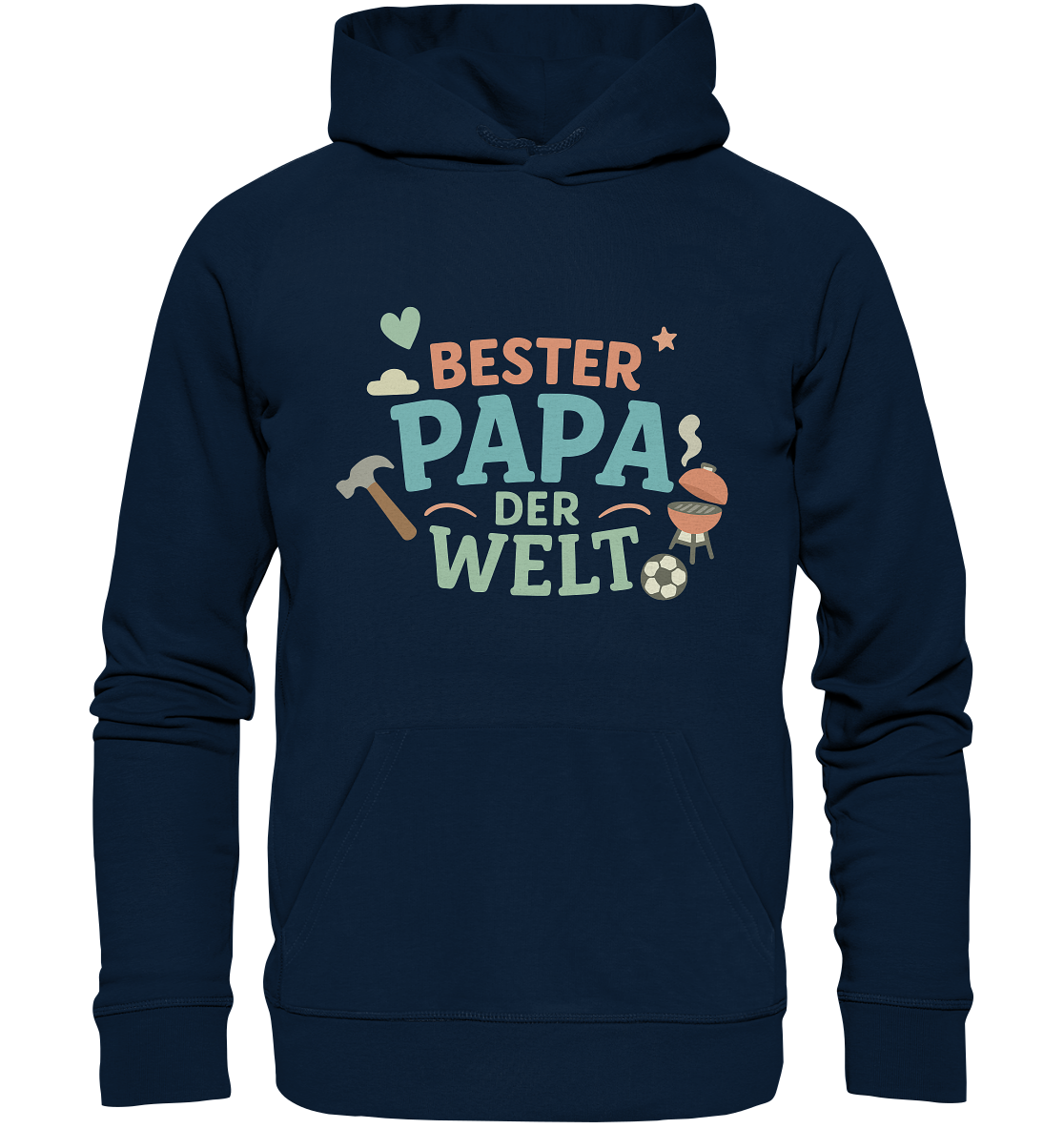 Bester Papa der Welt - Vater Geschenk - Organic Basic Hoodie