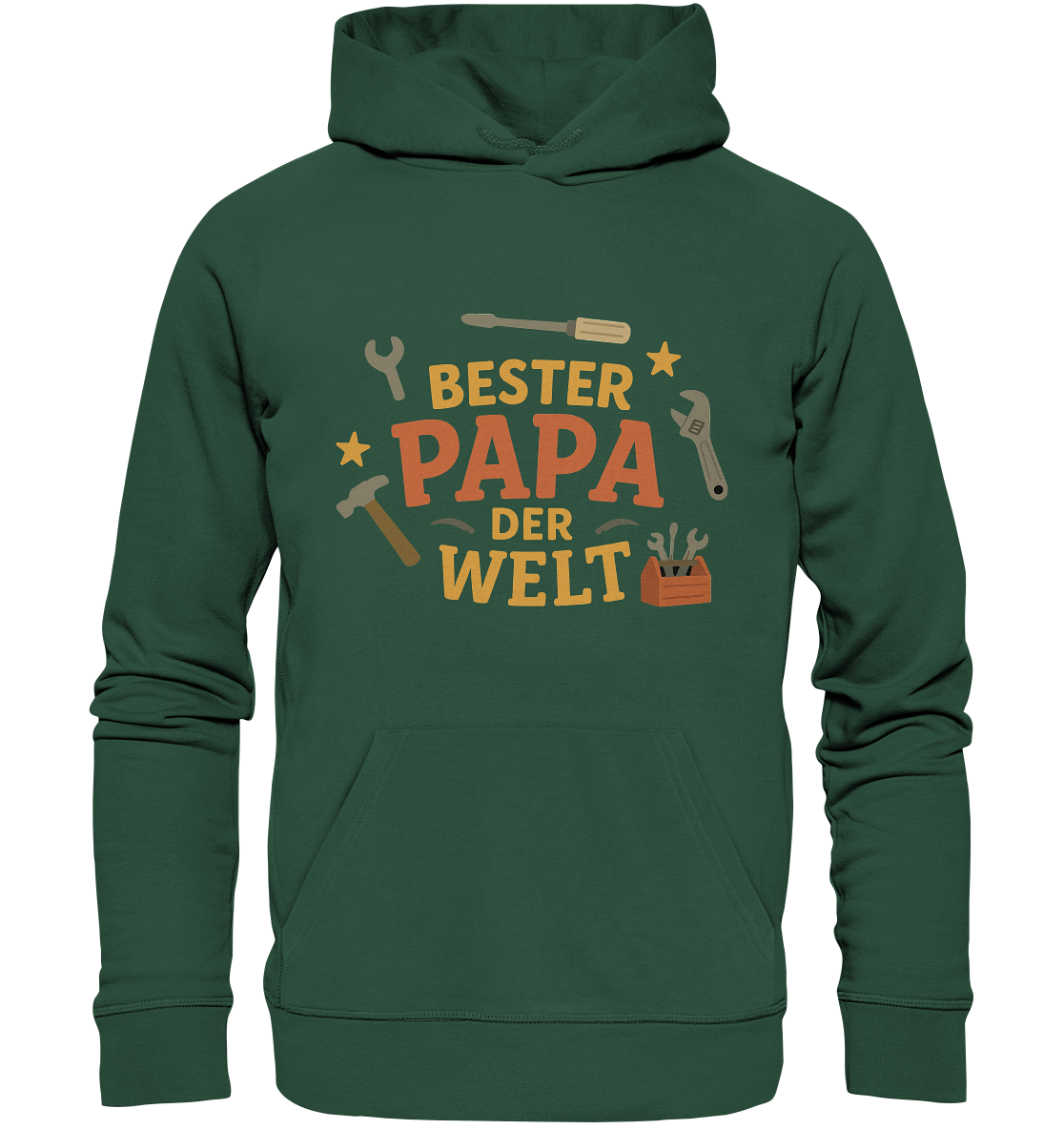 Bester Papa der Welt - Vater Geschenk - Organic Basic Hoodie