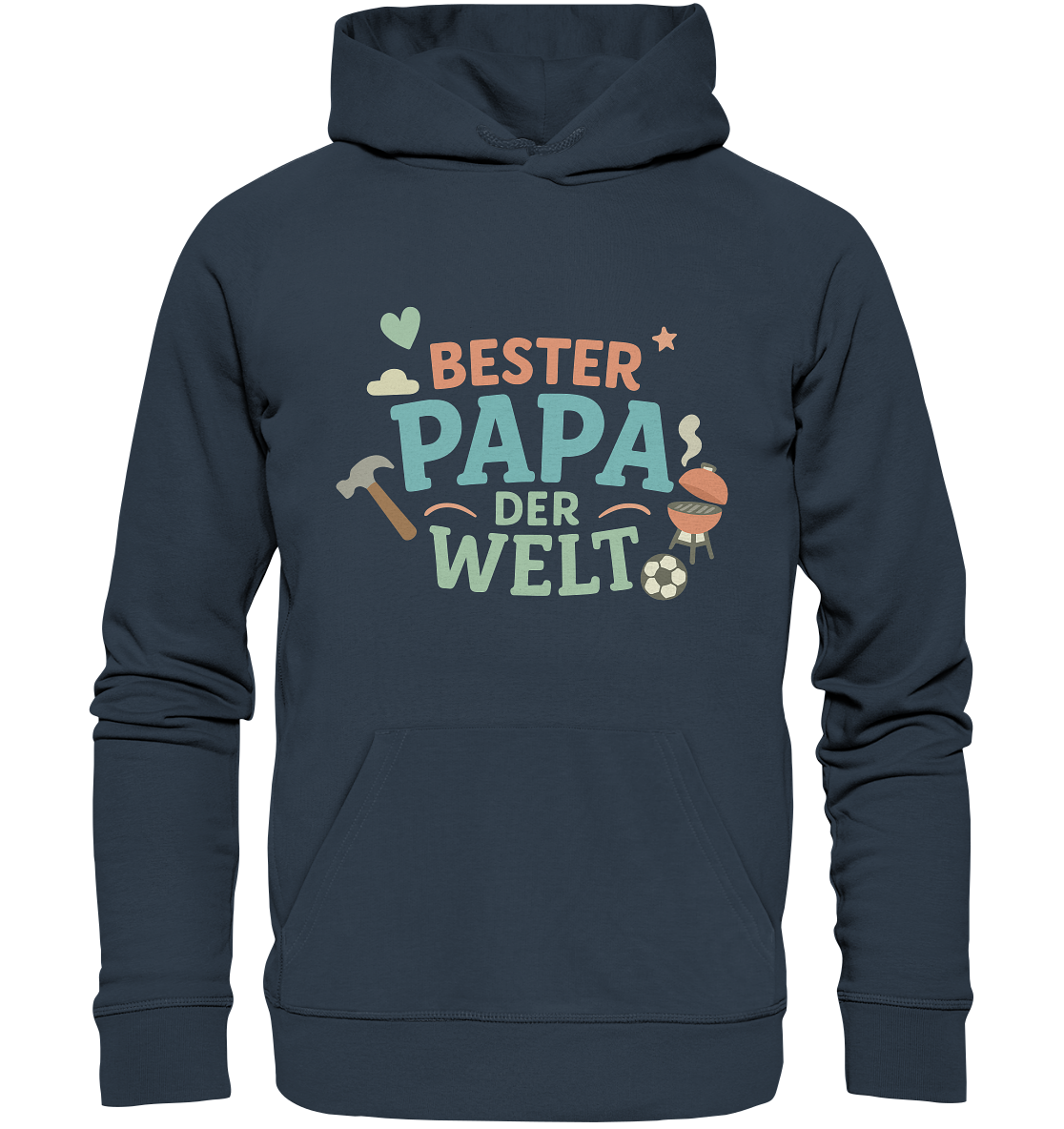 Bester Papa der Welt - Vater Geschenk - Organic Basic Hoodie