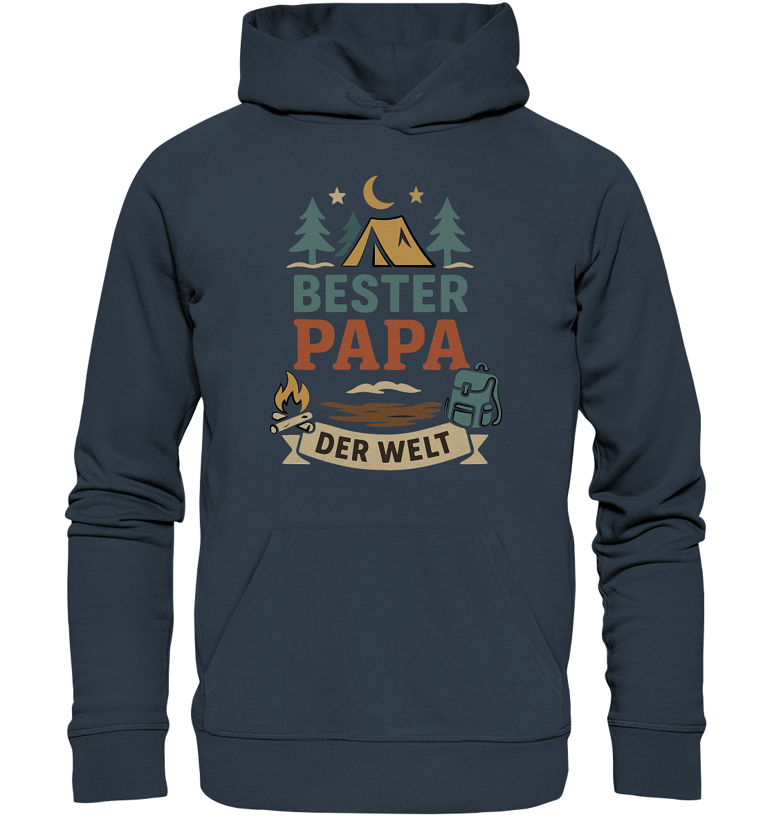 Bester Papa der Welt - für Naturburschen - Organic Basic Hoodie