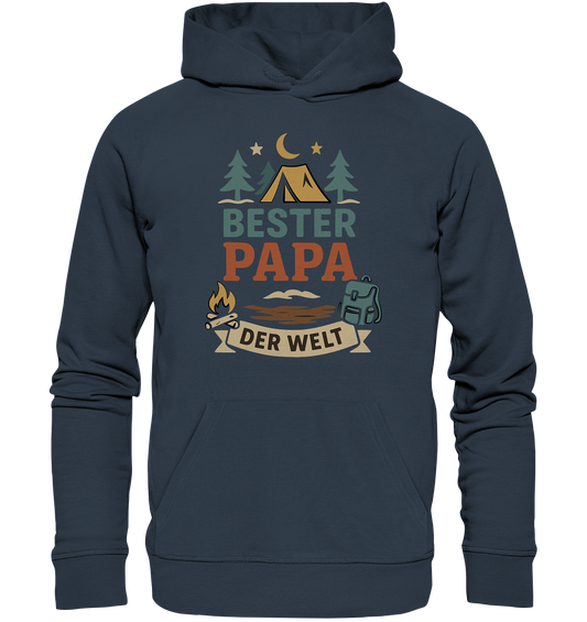 Bester Papa der Welt - für Naturburschen - Organic Basic Hoodie