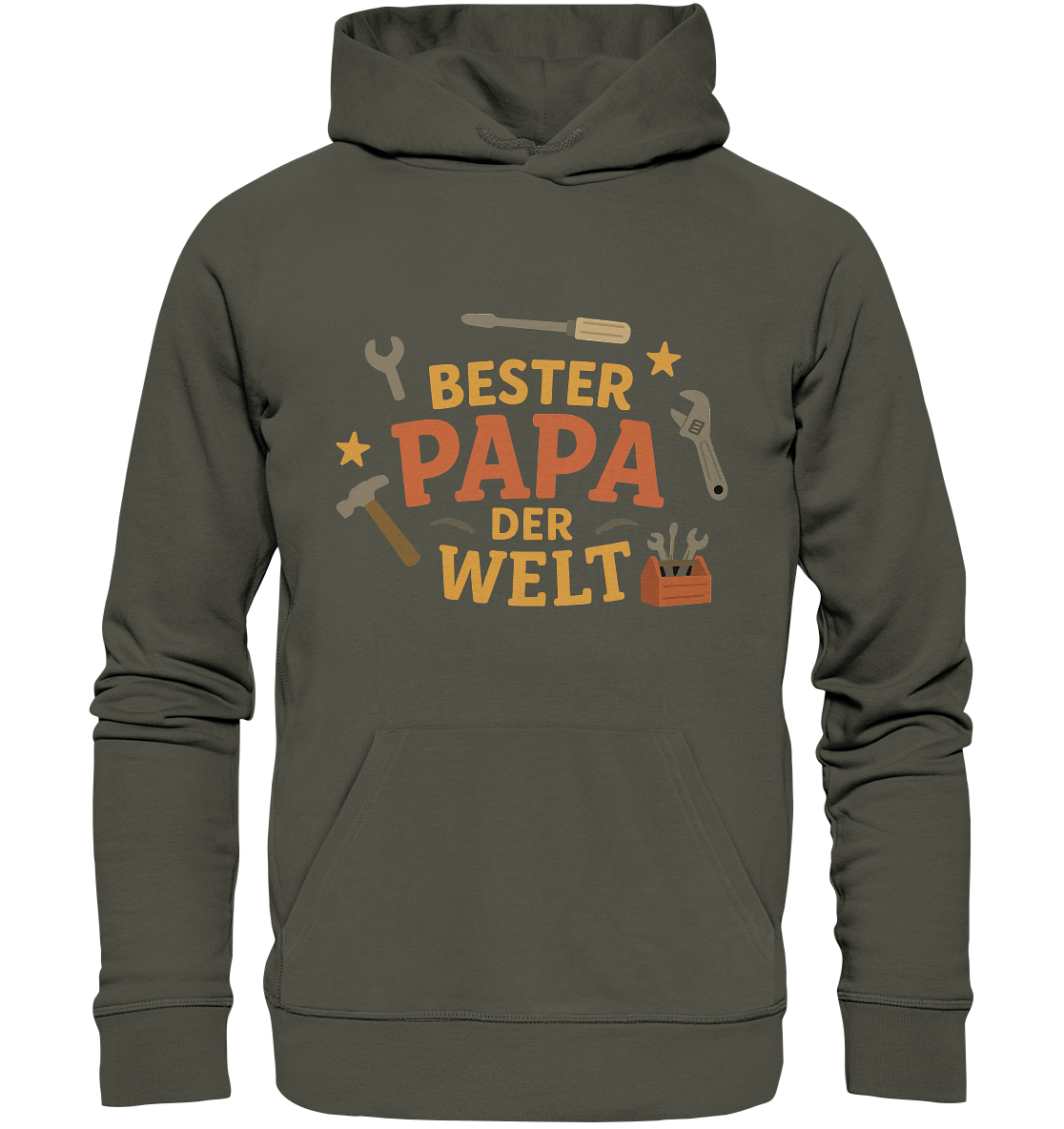 Bester Papa der Welt - Vater Geschenk - Organic Basic Hoodie