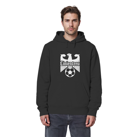 Linientreu Fussball - Dritte Halbzeit - Organic Basic Hoodie