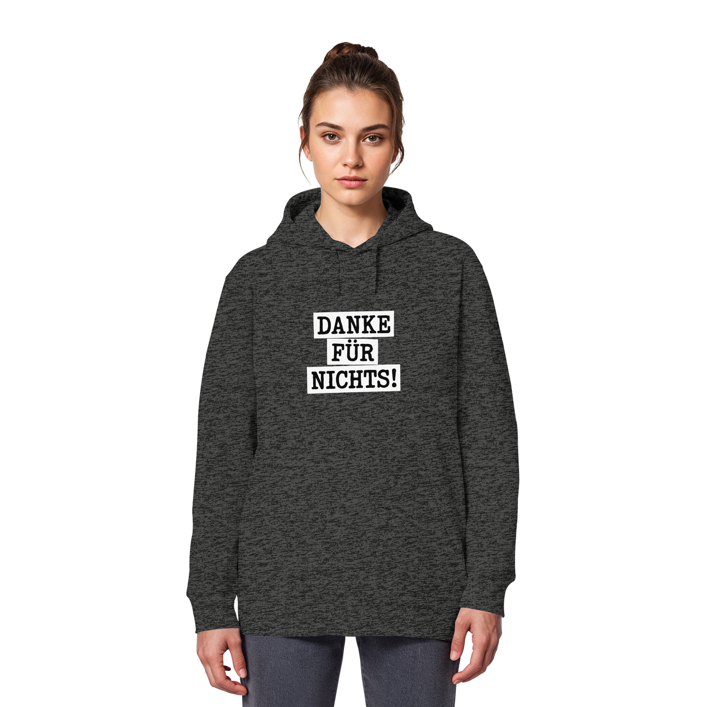Danke für Nichts – Sarkasmus Statement mit Attitude - Organic Basic Hoodie