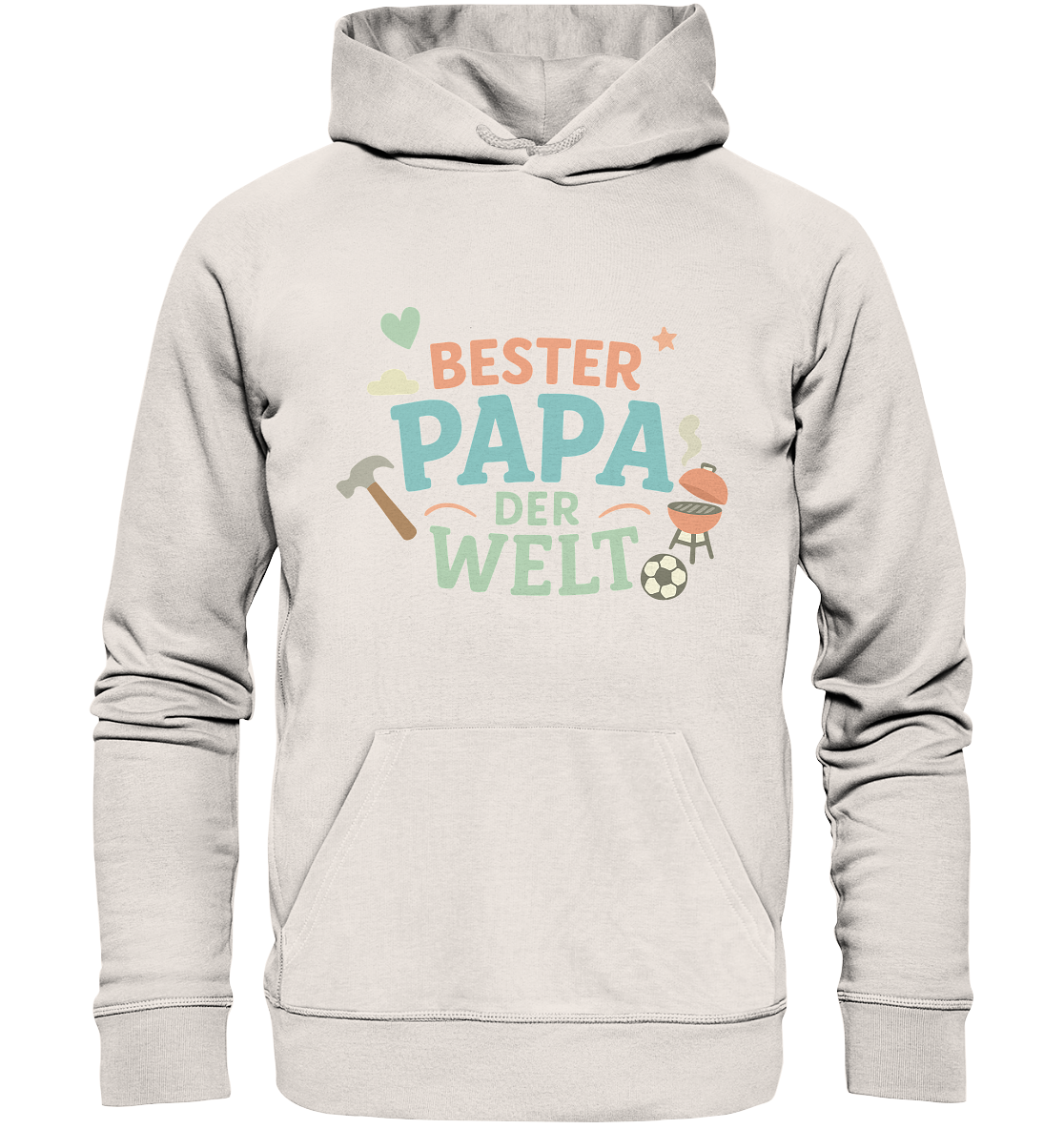 Bester Papa der Welt - Vater Geschenk - Organic Basic Hoodie