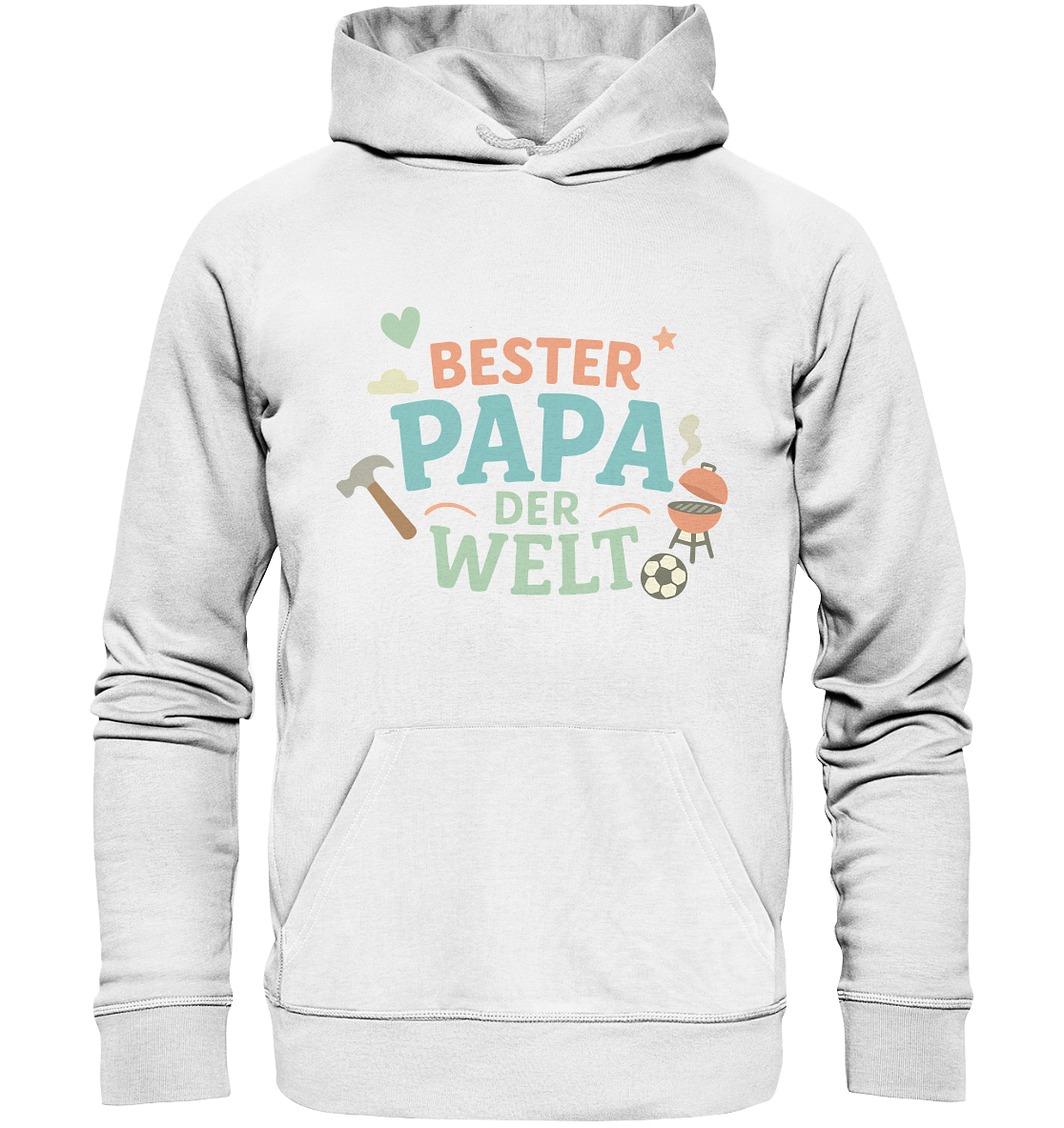 Bester Papa der Welt - Vater Geschenk - Organic Basic Hoodie