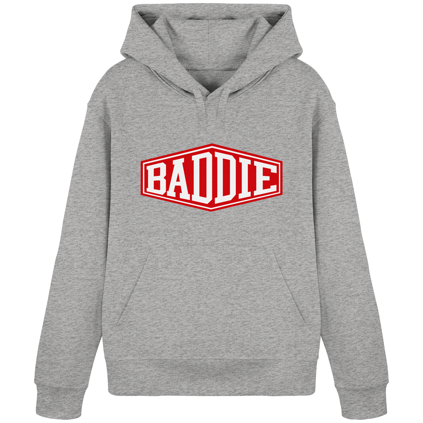 Baddie – Freches Design für Bad Girls - Blood Red Edition - Organic Basic Hoodie