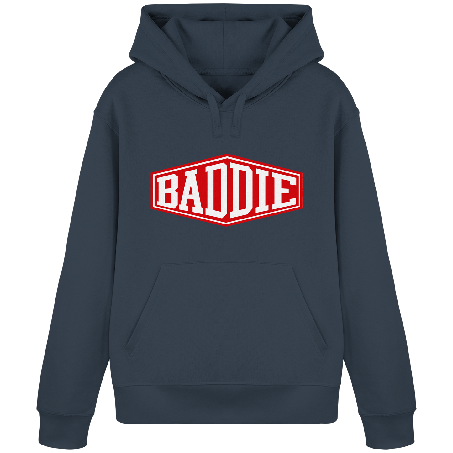 Baddie – Freches Design für Bad Girls - Blood Red Edition - Organic Basic Hoodie