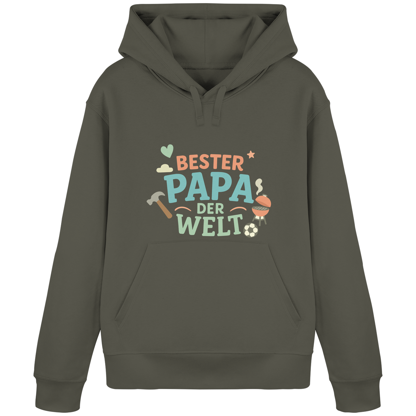 Bester Papa der Welt - Vater Geschenk - Organic Basic Hoodie