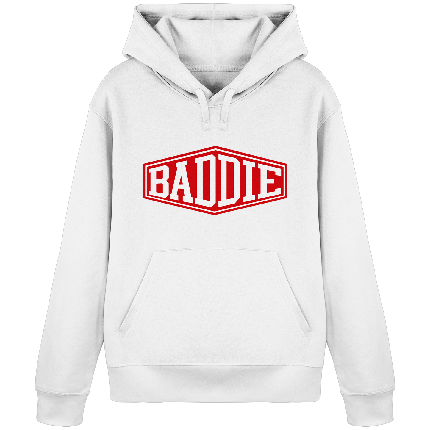Baddie – Freches Design für Bad Girls - Blood Red Edition - Organic Basic Hoodie
