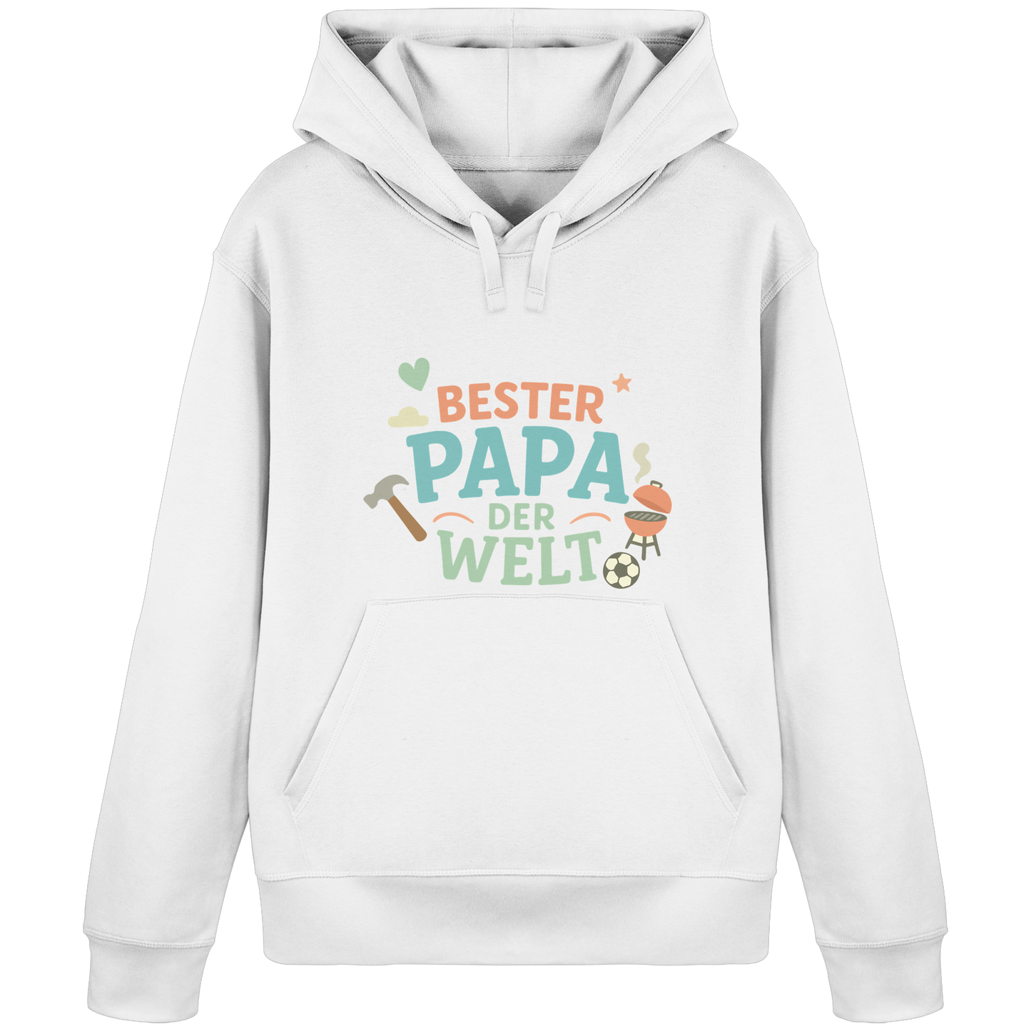 Bester Papa der Welt - Vater Geschenk - Organic Basic Hoodie