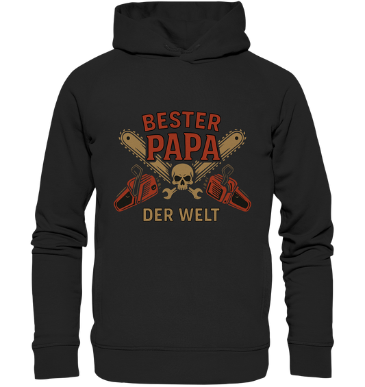 Bester Papa der Welt - Heimwerker Geschenk - Organic Fashion Hoodie