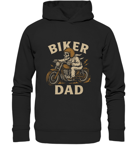 Biker Dad – Motorradfahrer für Väter - Organic Fashion Hoodie