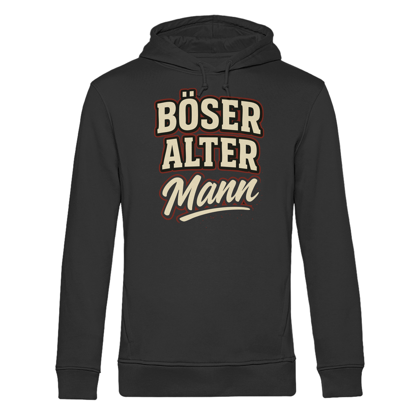 Böser alter Mann – frecher Spruch für Rentner, Väter & echte Kerle - Organic Hoodie B&C