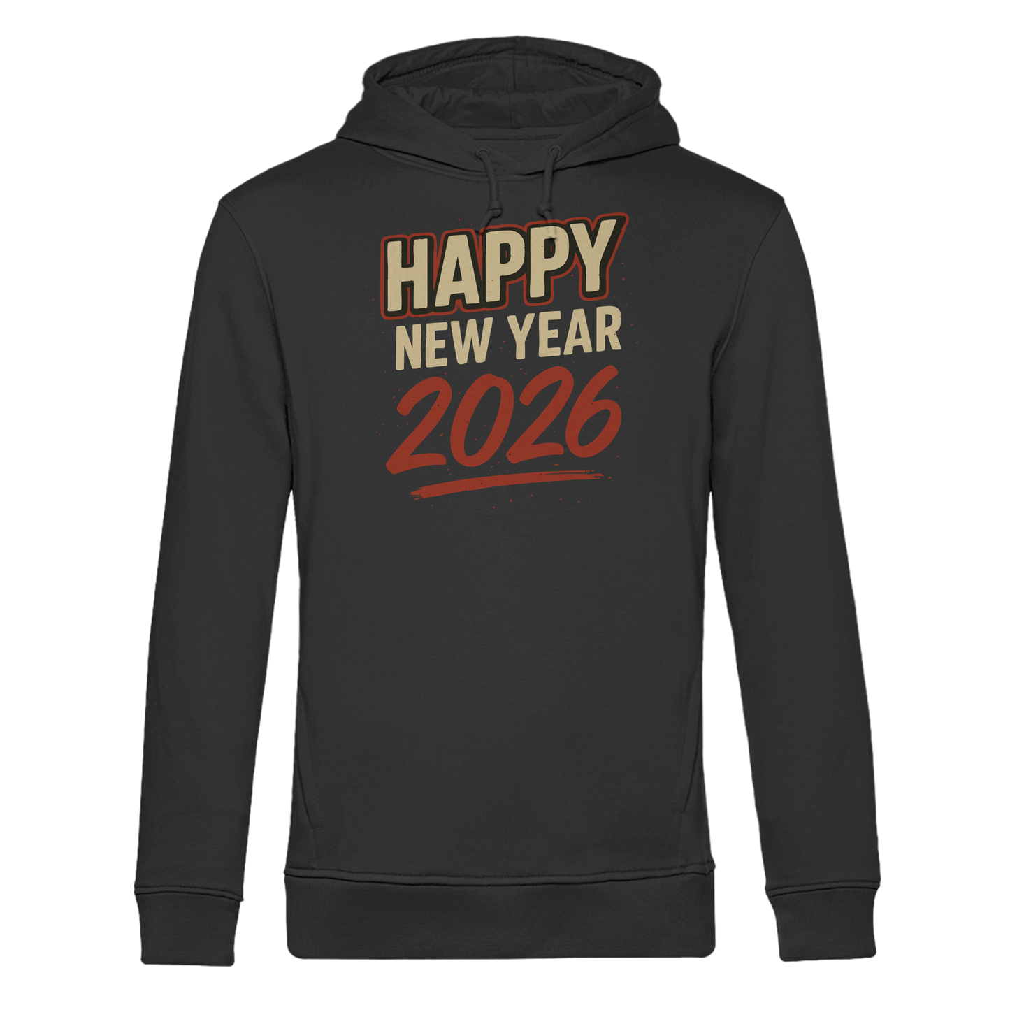 Happy New Year 2026 – Silvester Spruch - Organic Hoodie B&C