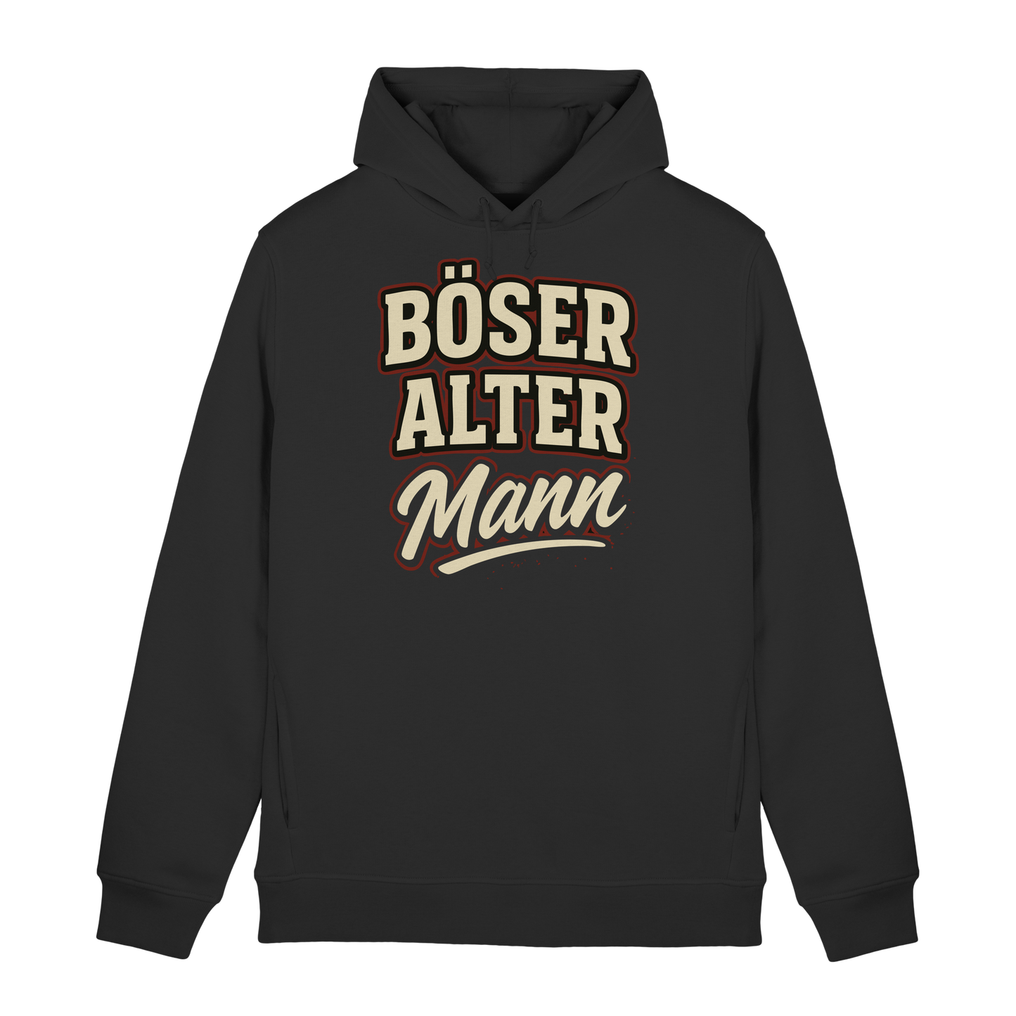 Böser alter Mann – frecher Spruch für Rentner, Väter & echte Kerle - Organic Hoodie B&C