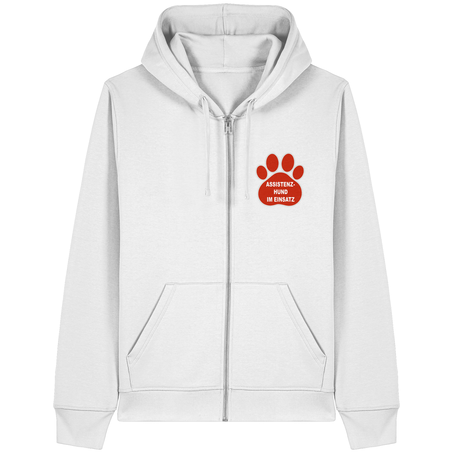 Assistenzhund im Einsatz – Klare Botschaft. Mehr Sicherheit. Mehr Respekt. - Organic Lightweight Zipper