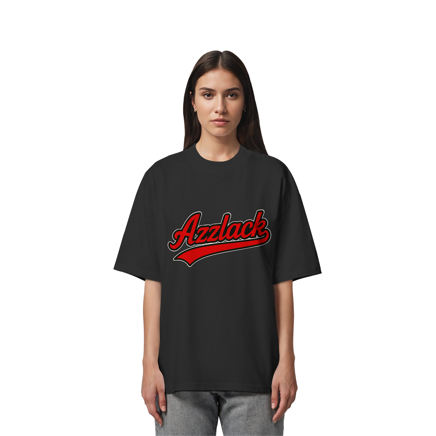 Azzlack Design - Ghetto Style für Deutschrap Fans - Organic Oversize Shirt