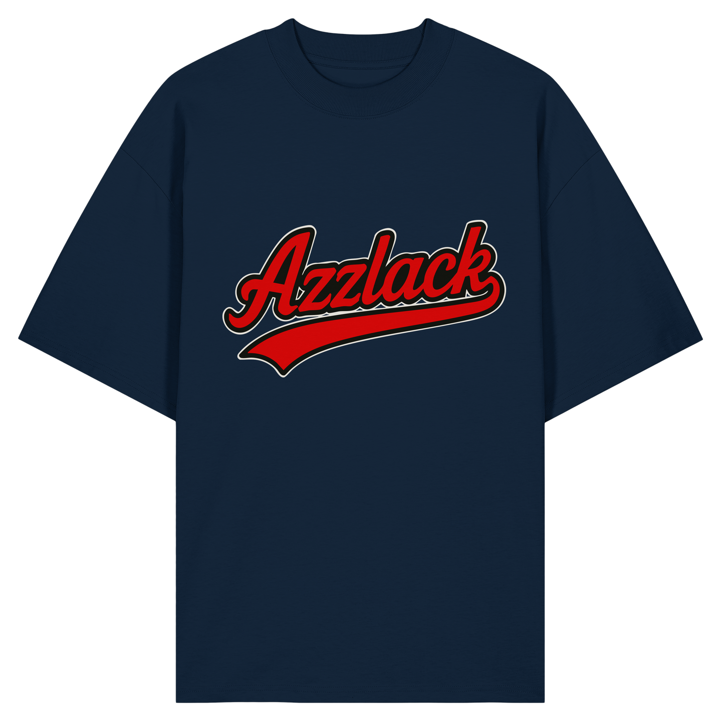 Azzlack Design - Ghetto Style für Deutschrap Fans - Organic Oversize Shirt