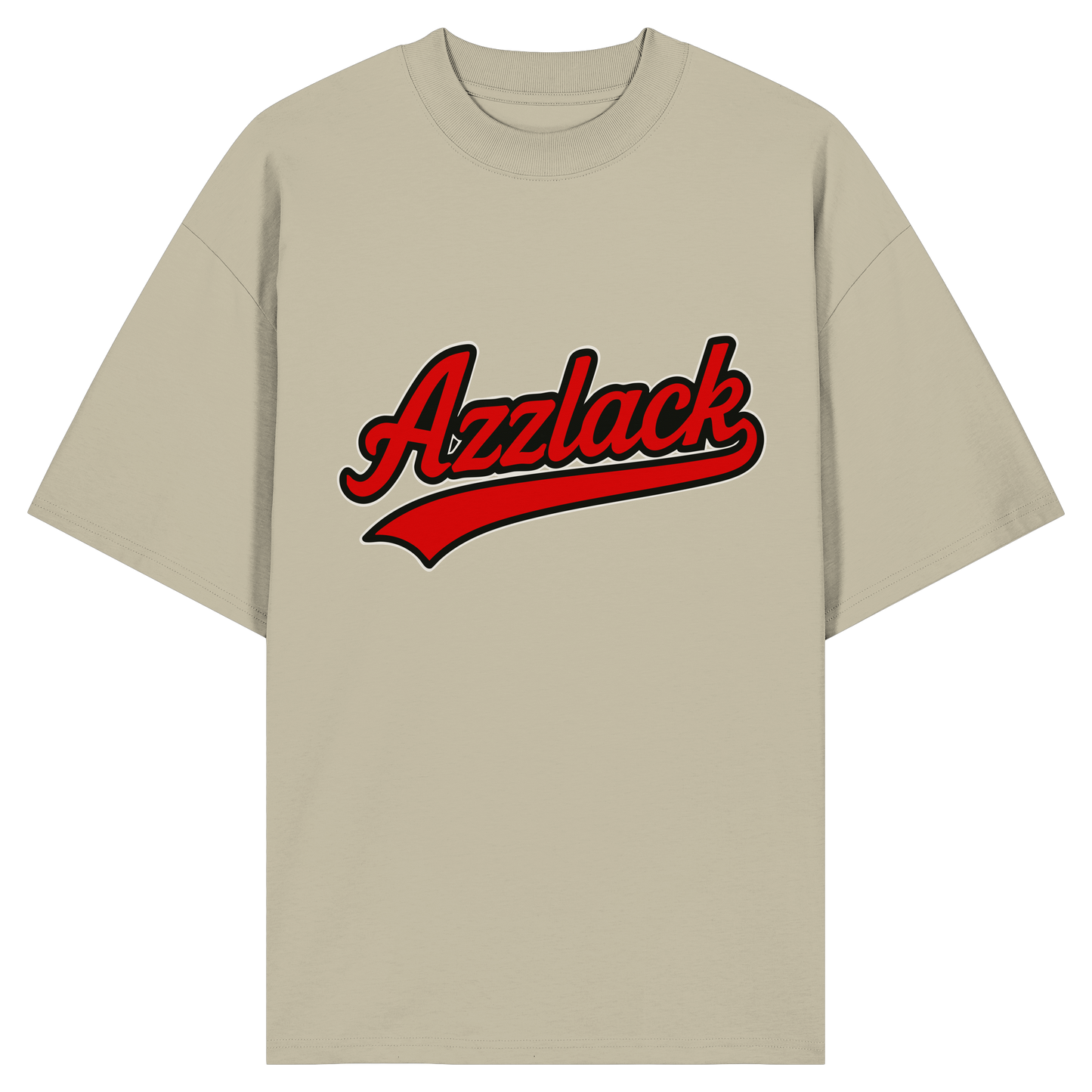 Azzlack Design - Ghetto Style für Deutschrap Fans - Organic Oversize Shirt