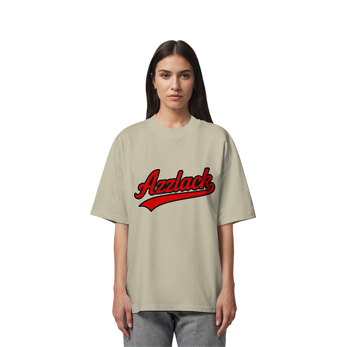 Azzlack Design - Ghetto Style für Deutschrap Fans - Organic Oversize Shirt