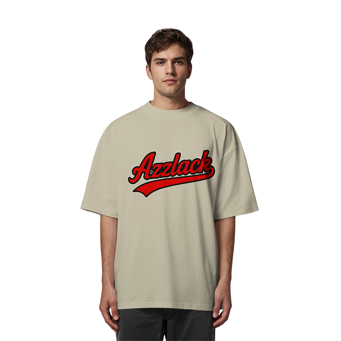 Azzlack Design - Ghetto Style für Deutschrap Fans - Organic Oversize Shirt