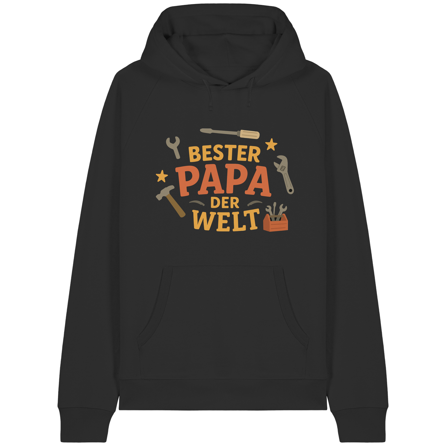 Bester Papa der Welt - Vater Geschenk - Organic Raglan Hoodie