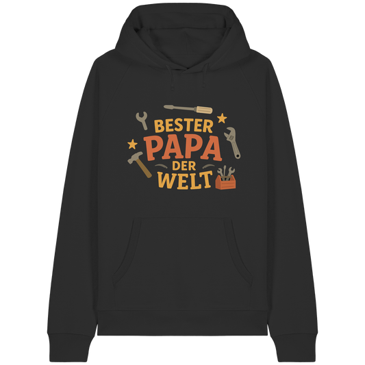 Bester Papa der Welt - Vater Geschenk - Organic Raglan Hoodie