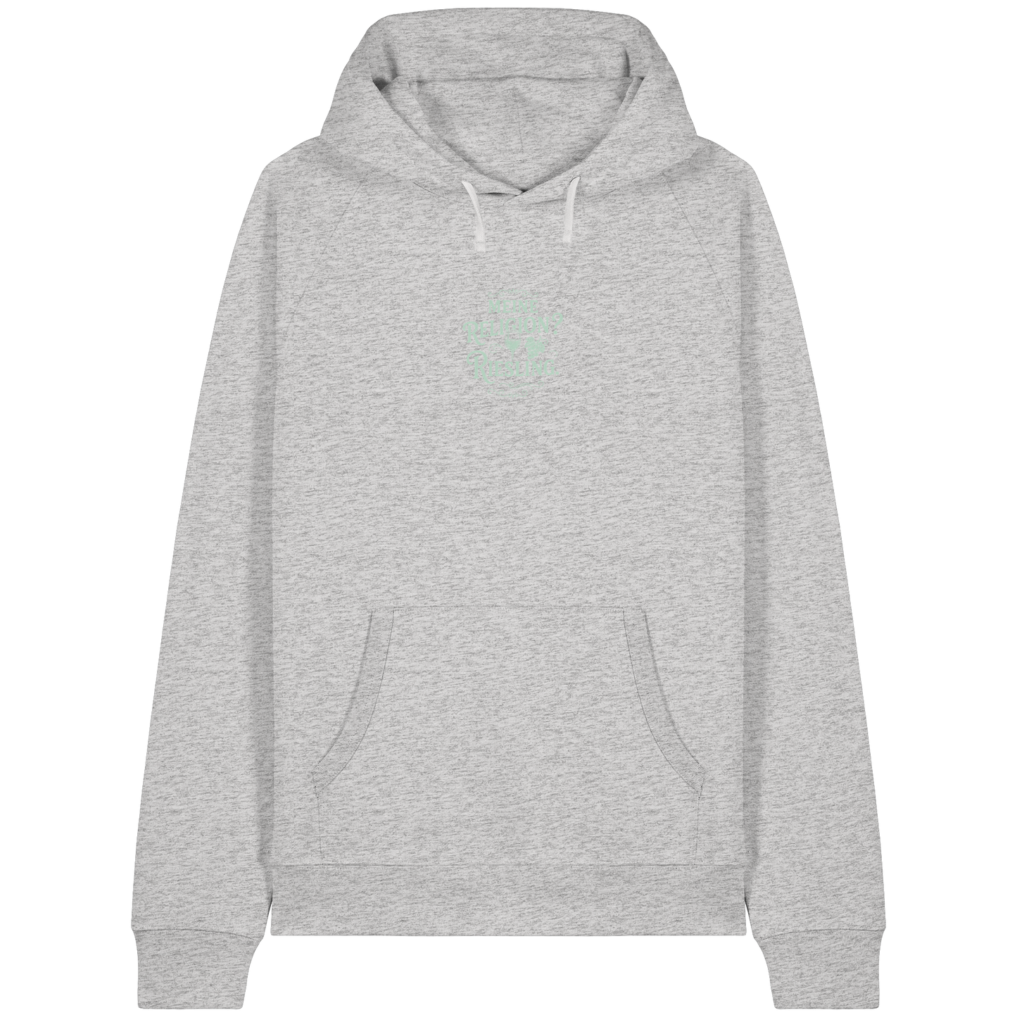 Meine Religion? Riesling. – Wein Spruch für Weißwein-Fans - Organic Raglan Hoodie