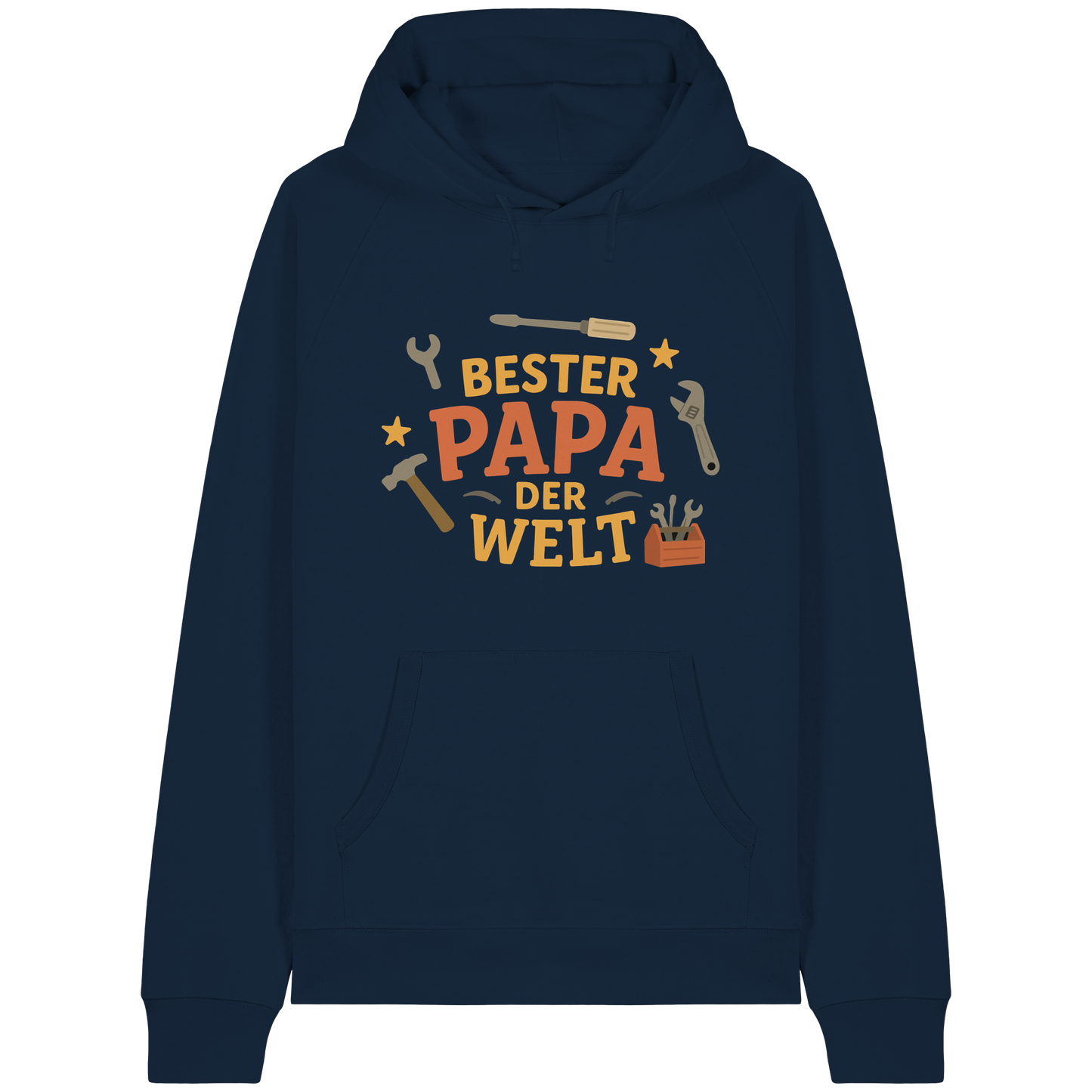 Bester Papa der Welt - Vater Geschenk - Organic Raglan Hoodie
