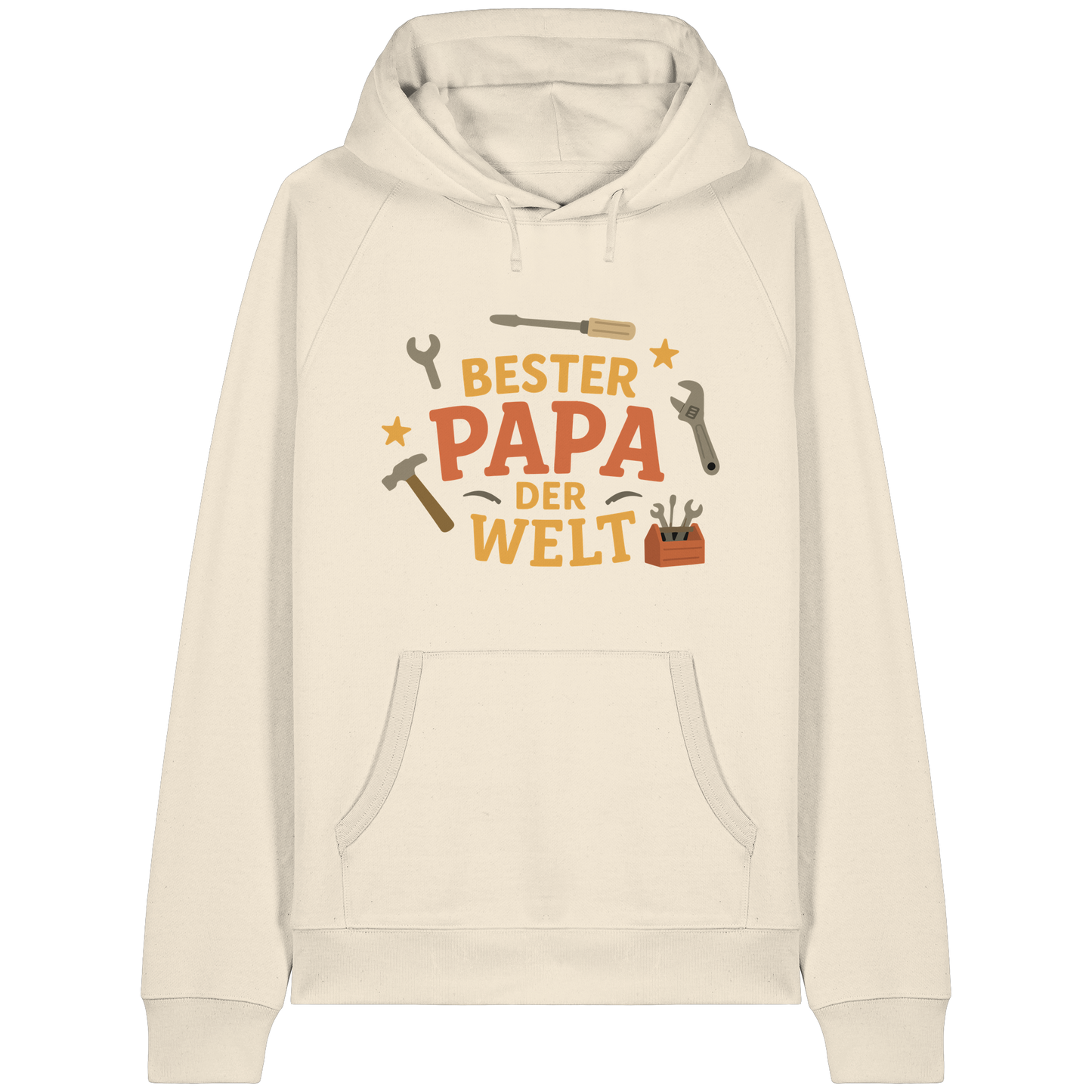 Bester Papa der Welt - Vater Geschenk - Organic Raglan Hoodie