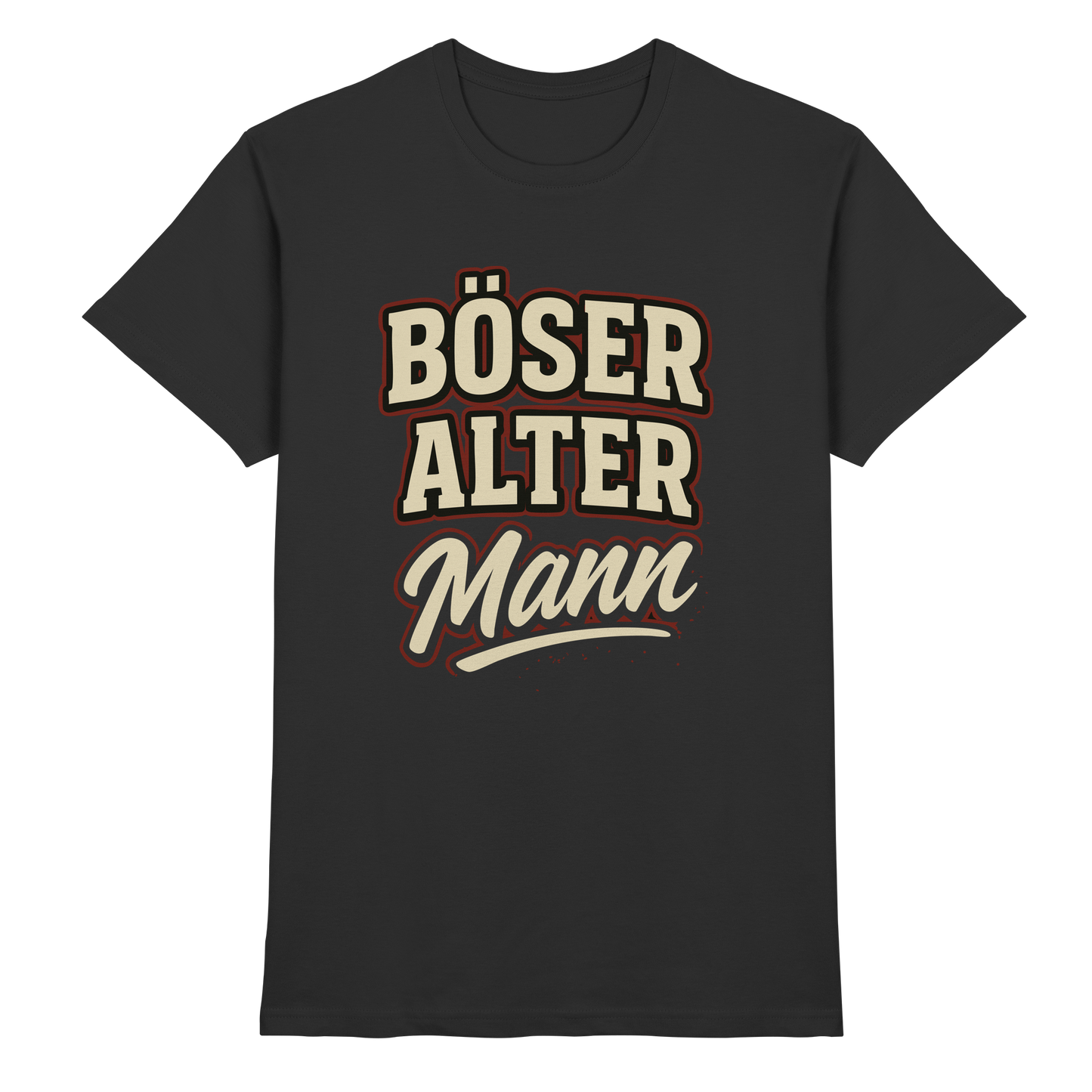 Böser alter Mann – frecher Spruch für Rentner, Väter & echte Kerle - Premium Shirt