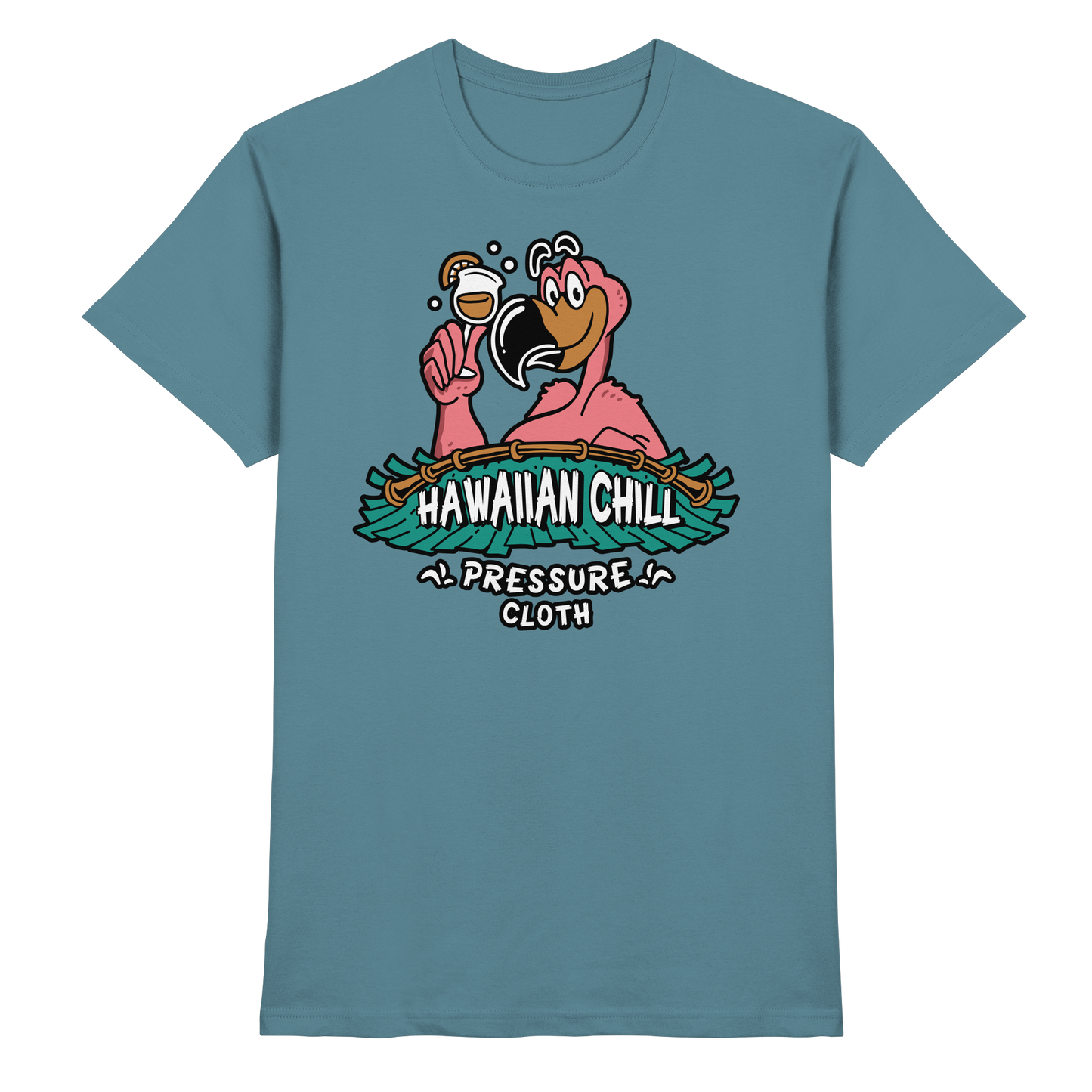 Hawaiian Chill - Tiki Style - Pressure Cloth - Premium Shirt